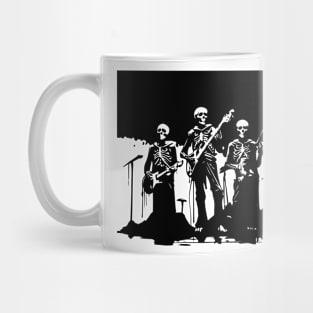 skeletons play metal Mug